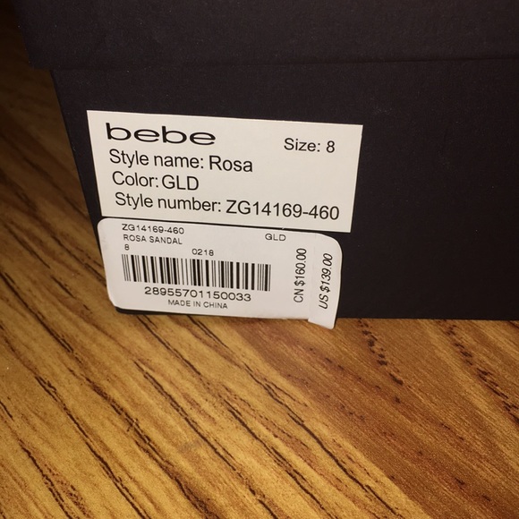 Bebe Strappy Heels snakeskin - Picture 4 of 4